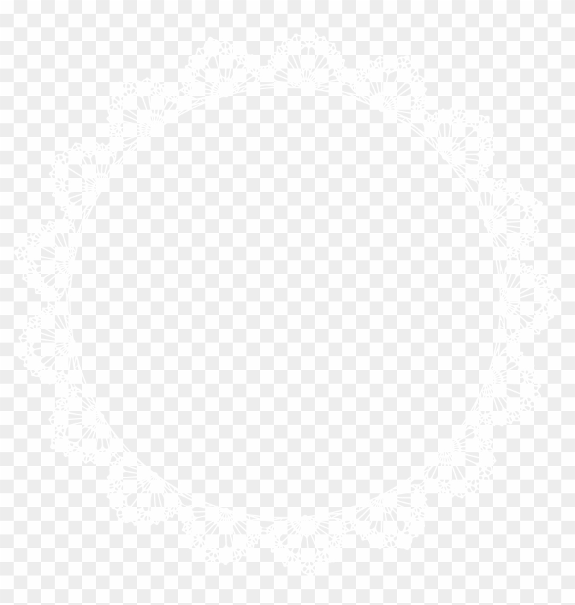 White Lace Border Frame Transparent Image Clipart #59910
