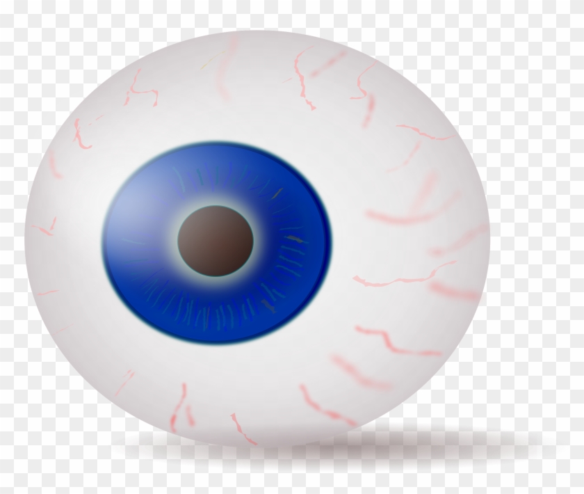 This Free Icons Png Design Of Eyeball Blue Realistic Clipart
