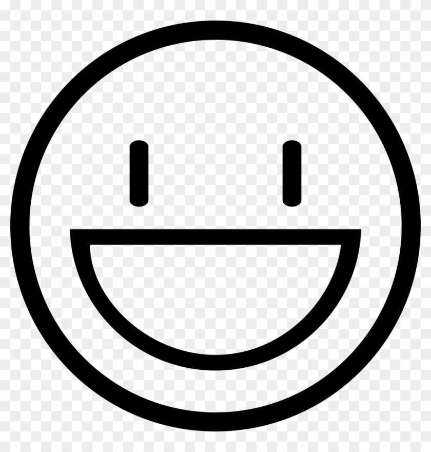 Png File Svg - Emotions Happy Black And White Clipart