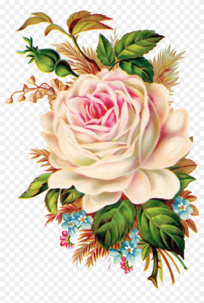Neste Blog Você Poderá Encontrar Lindas Imagens No - Royalty Free Vintage Flower Clipart #500857