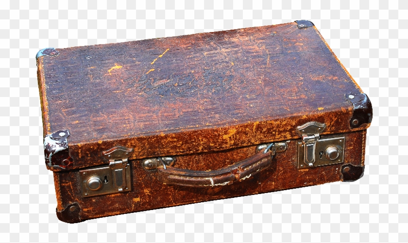 Vintage Leather Suitcase Png - Object Vintage Png Transparent Clipart #500960