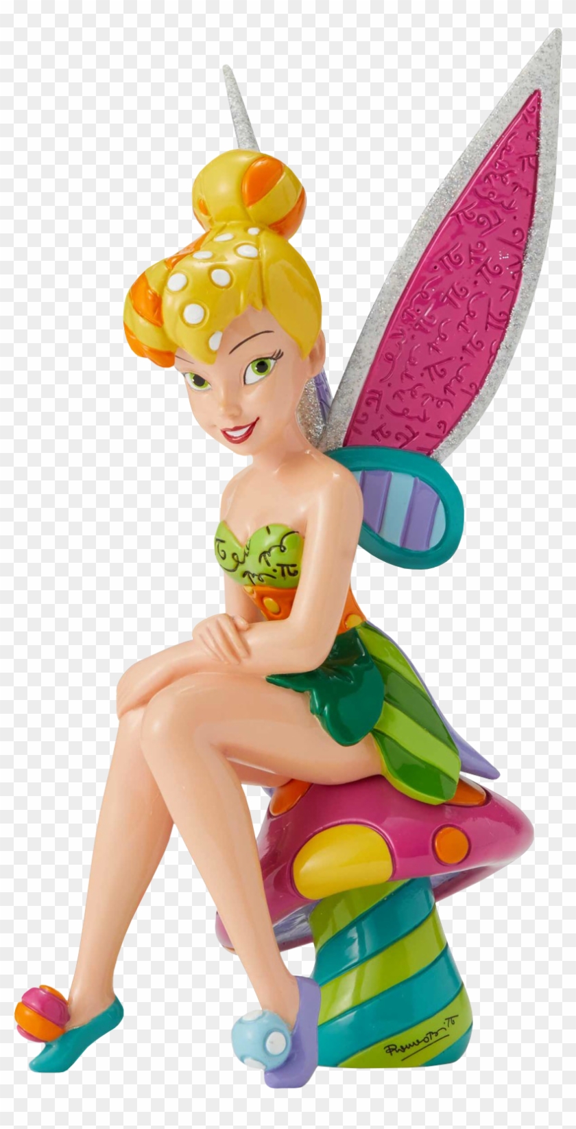Peter - Tinkerbell On Mushroom Png Clipart