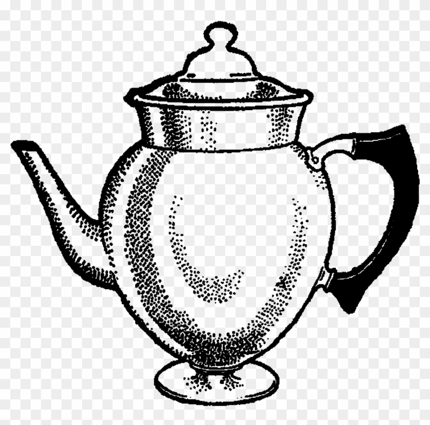 Vintage Coffee Pot Image - Vintage Coffee Png Clipart #501232