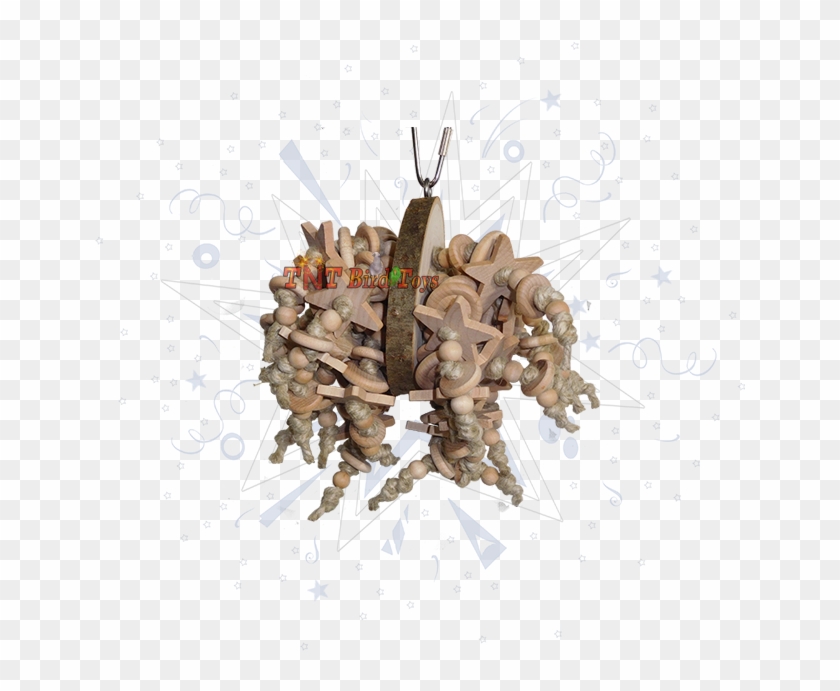 Medium Tie Fighter - Wood Clipart
