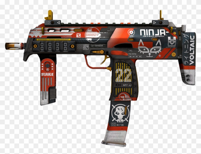 Mp7 - Bloodsport - Csgo Mp7 Bloodsport Clipart #501604