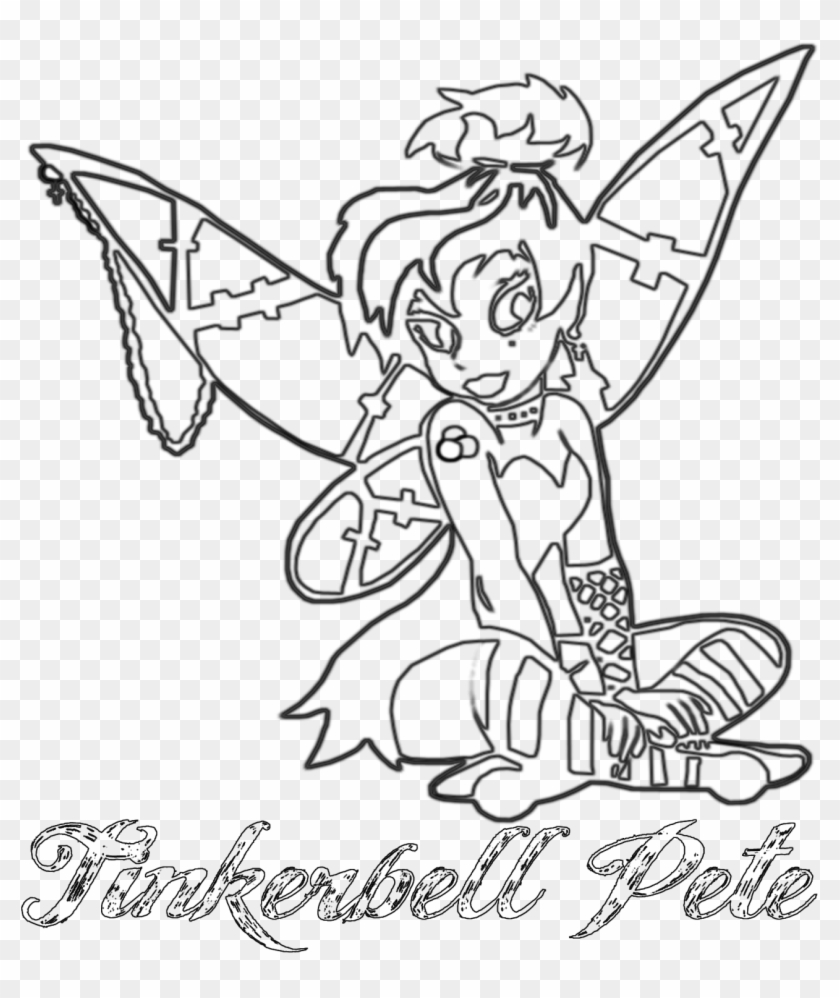 [pending] Tinkerbell Requesting A Signature [archive] - Line Art Clipart #501652