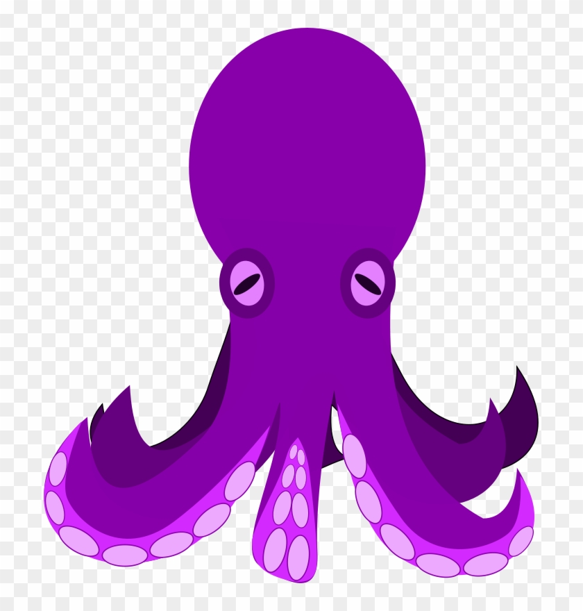 Free Png Clipart - Purple Octopus Clipart Transparent Png