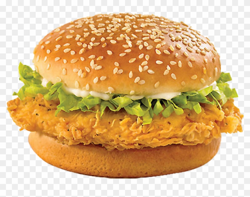 Hamburger - Chicken Burger Png Clipart #501895