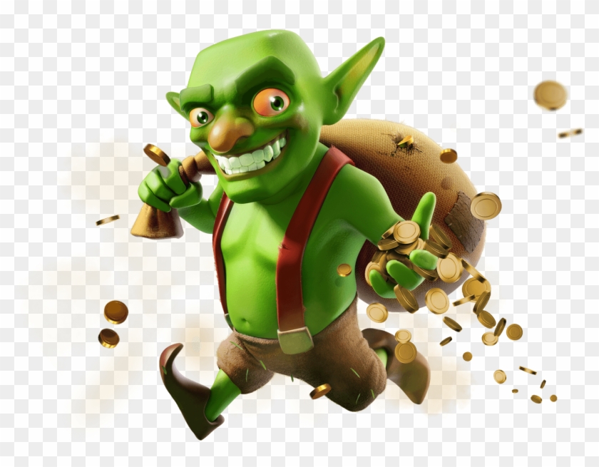 Clash Royale Logo - Clash Of Clans Goblin Png Clipart #502188