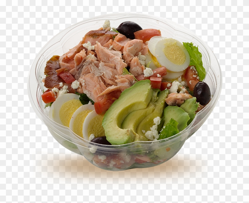 Salmon Salad Png - Tuna Salmon Avocado Salad Clipart #502288