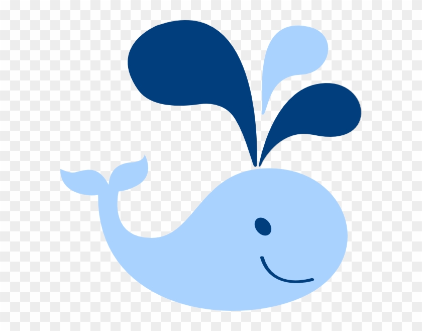 Blue Baby Whale Clip Art At Clker Pluspng - Whale Clipart Png Transparent Png #502402