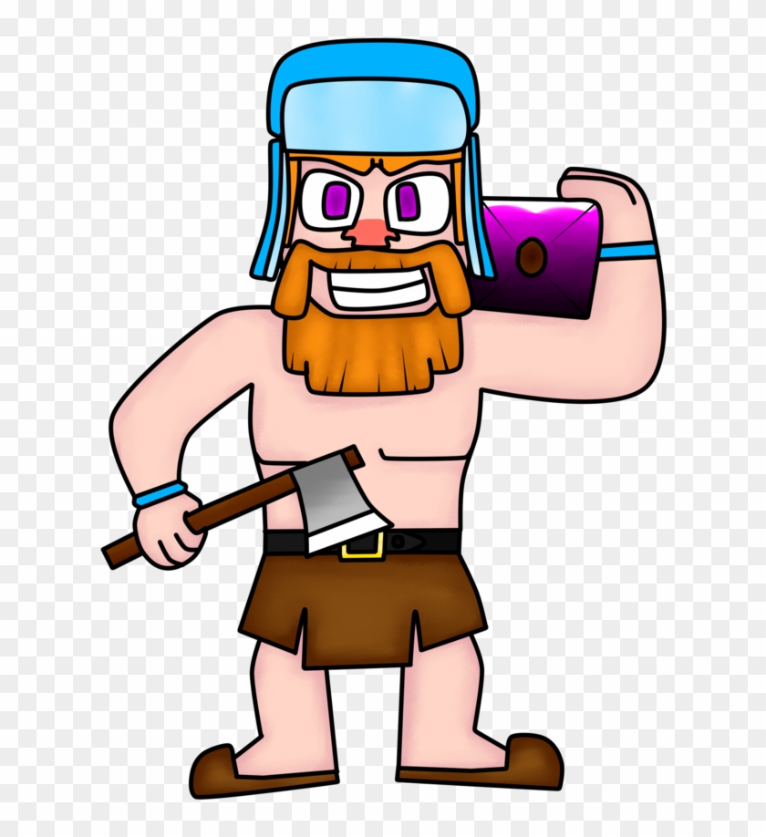 Vector Transparent Download Of Clash Royale By Junior - Clash Royale Images Lumberjack Clipart #502635