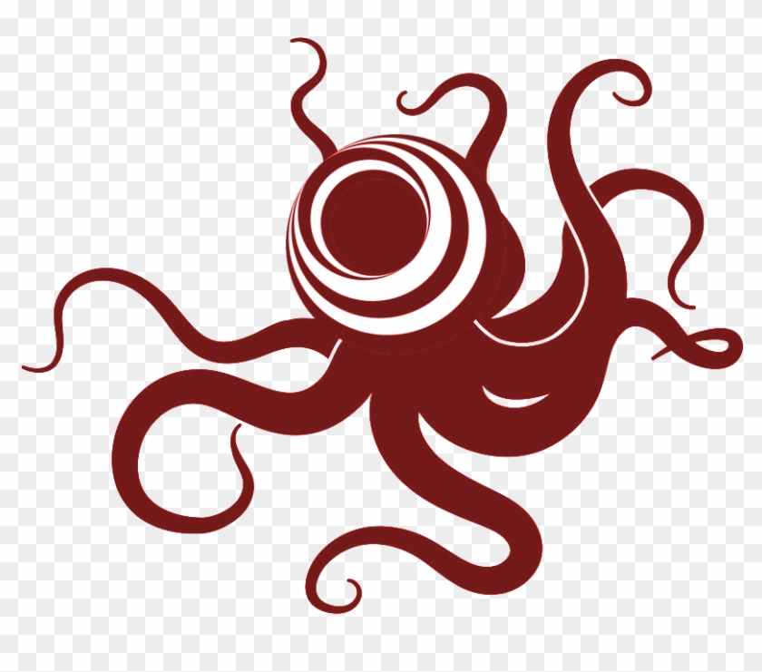Wormhole-octopus - Octopus Vector Silhouette Free Clipart #502751