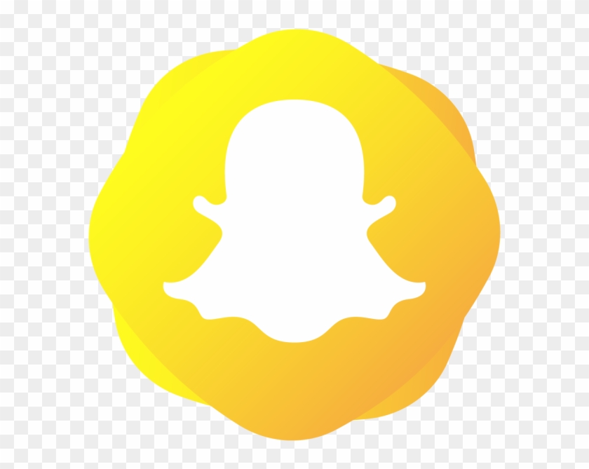 Snapchat Png Icon, Social Media Vector, Snapchat, Snapchat - Round Snapchat Icon Png Clipart