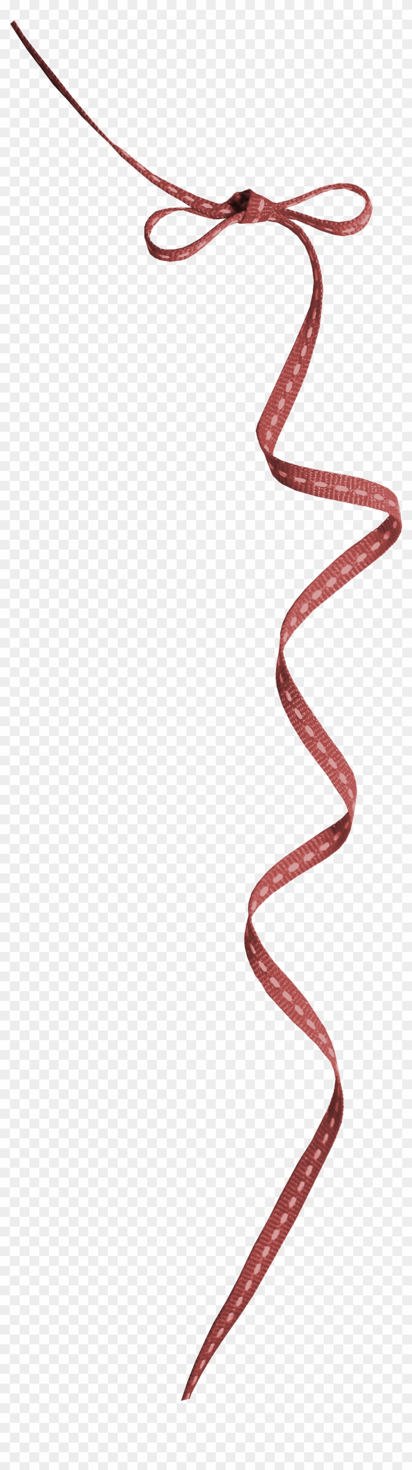 Redribbon - Png Curly Red Ribbon Clipart
