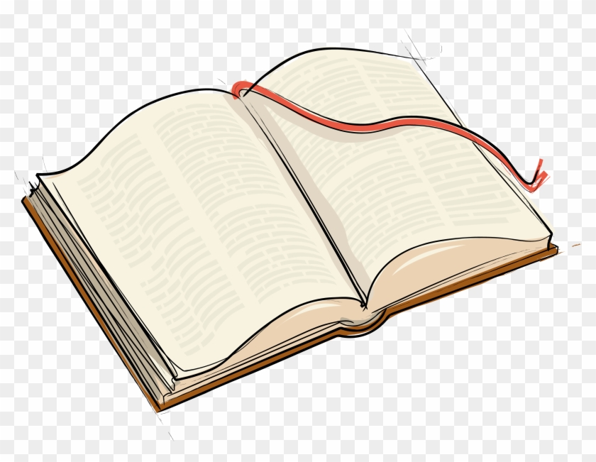 Bible With Red Ribbon - Cross And Bible Clip Art - Png Download #503738