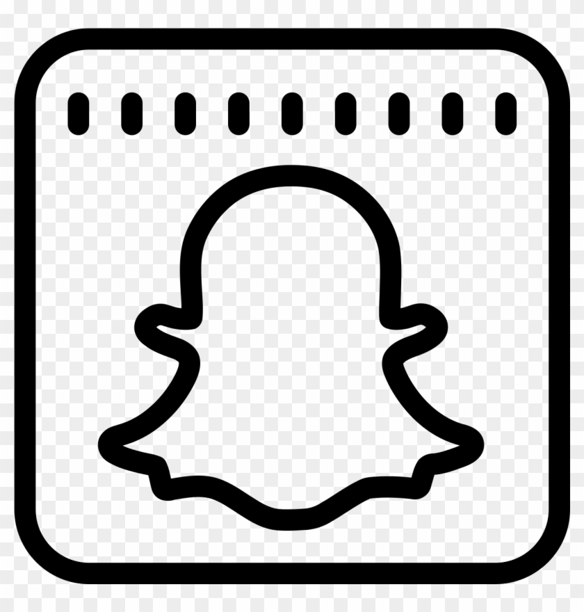 Snapchat Icon - Free D - - - Snapchat De Millie Bobby - Snapchat Logo Png White Clipart #503791