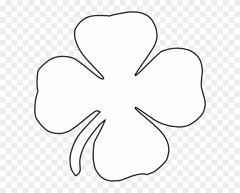 Vector Royalty Free Download Clover Clipart Black And - White Clover Png Transparent Png