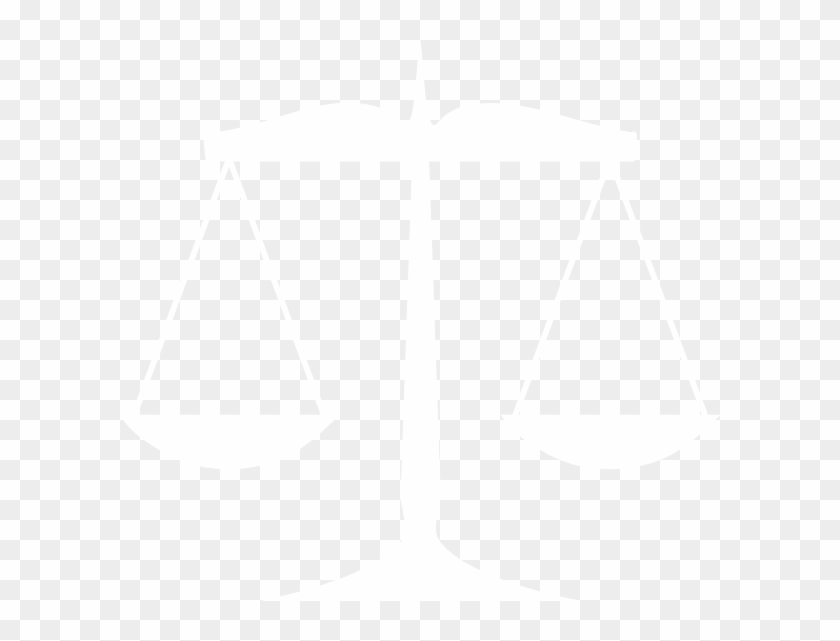 Small - White Justice Scale Png Clipart #504028