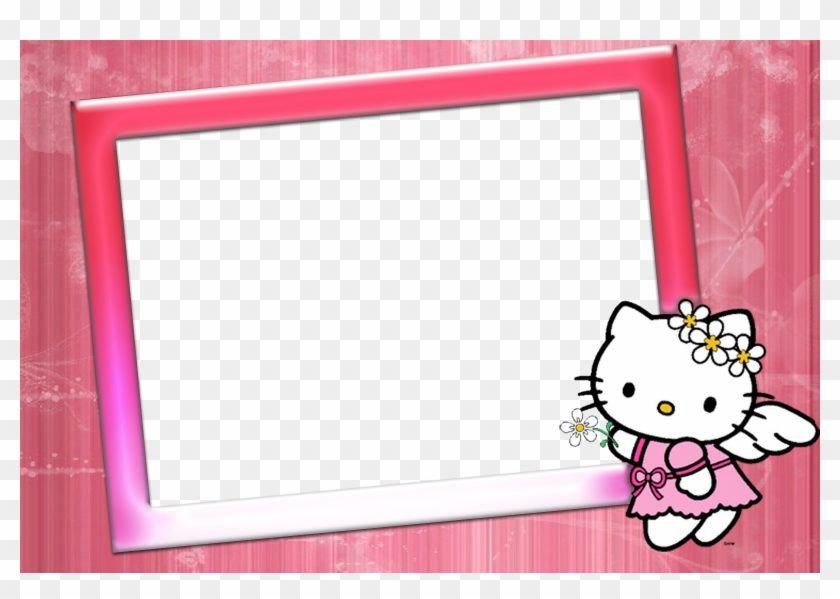 Hello Kitty Photo Frame Image - Hello Kitty Christmas Colouring Pages Clipart #504149