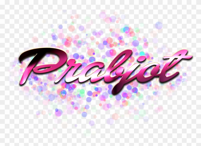 Free Png Prabjot Name Logo Bokeh Png Png Images Transparent - Graphic Design Clipart #504256