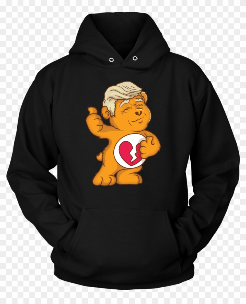 Maga Don't Care Bear W/ Trump Hair Funny Trump Political - Astroworld Travis Scott Hoodie Clipart #504279