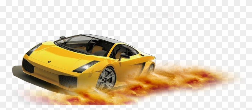 Lamborghini Car Yellow Sports Decoration Gallardo Pattern - Lamborghini Yellow Png Clipart #504505