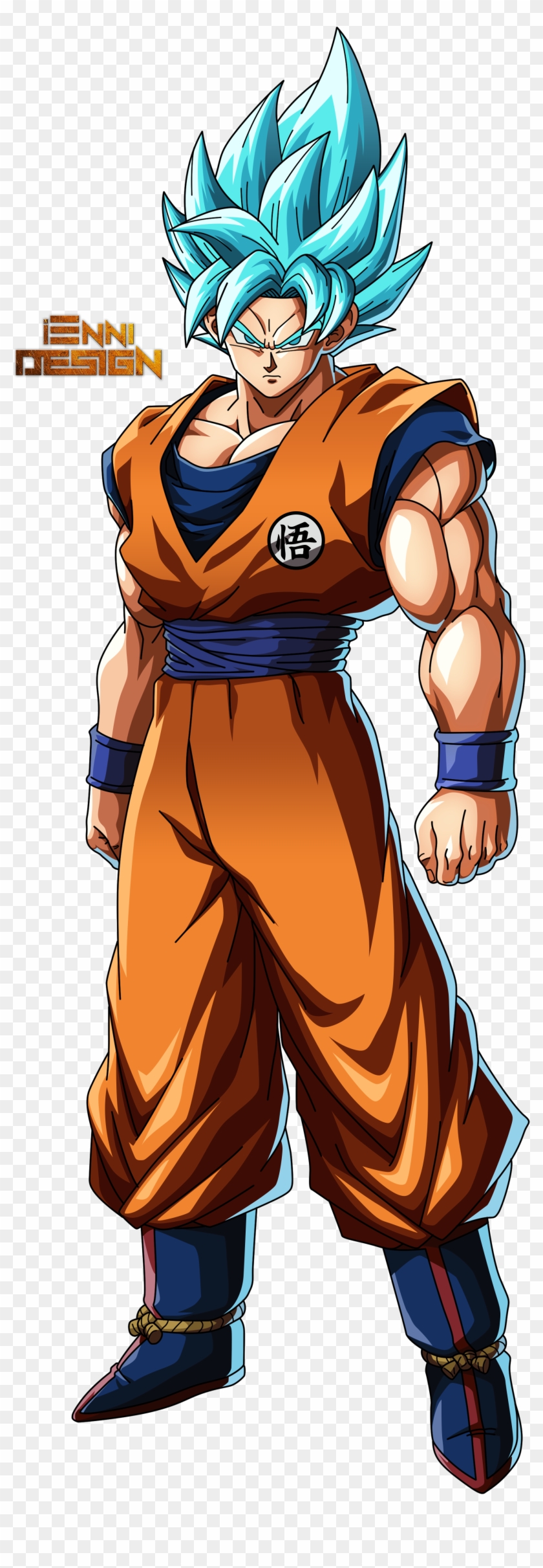 Dragon Ball Png High-quality Image - Goku Ssj Blue Fighterz Clipart