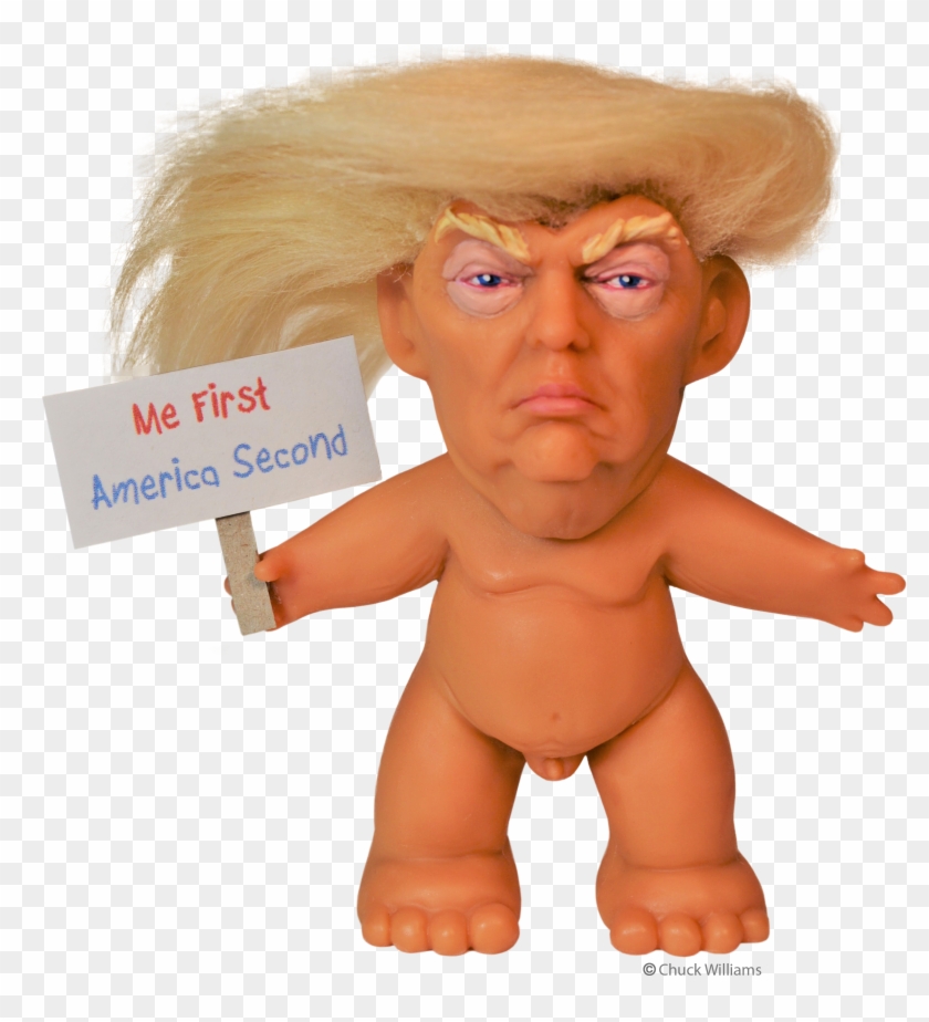 Trump The Troll, The Scariest Forest In The Us, Dc's - Blond Clipart #504704