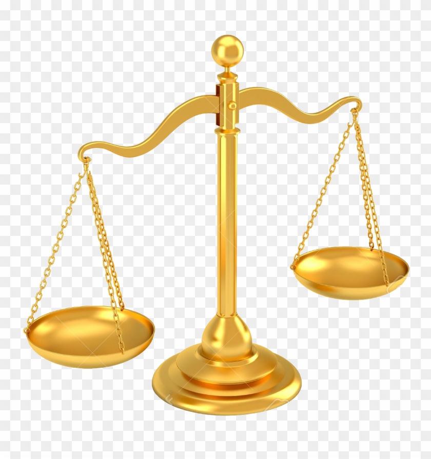 Legal Clipart Gold Scale - Good Deeds And Bad Deeds - Png Download #504705