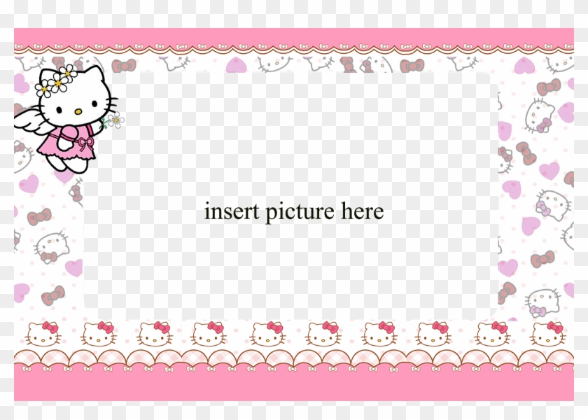 Download Free Printable Hello Kitty Png Frame01 Download - Illustration Clipart