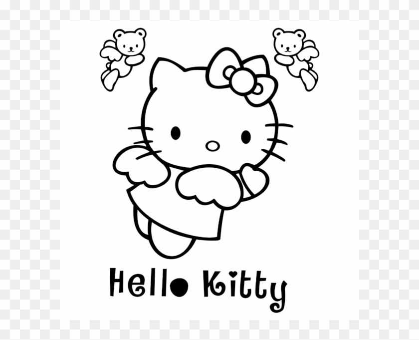 Colouring Pages Hello Kitty Clipart