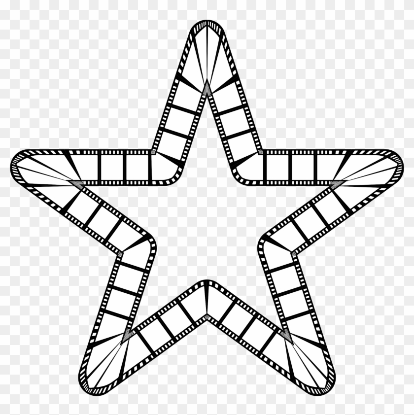 This Free Icons Png Design Of Film Strip Star 2 Clipart