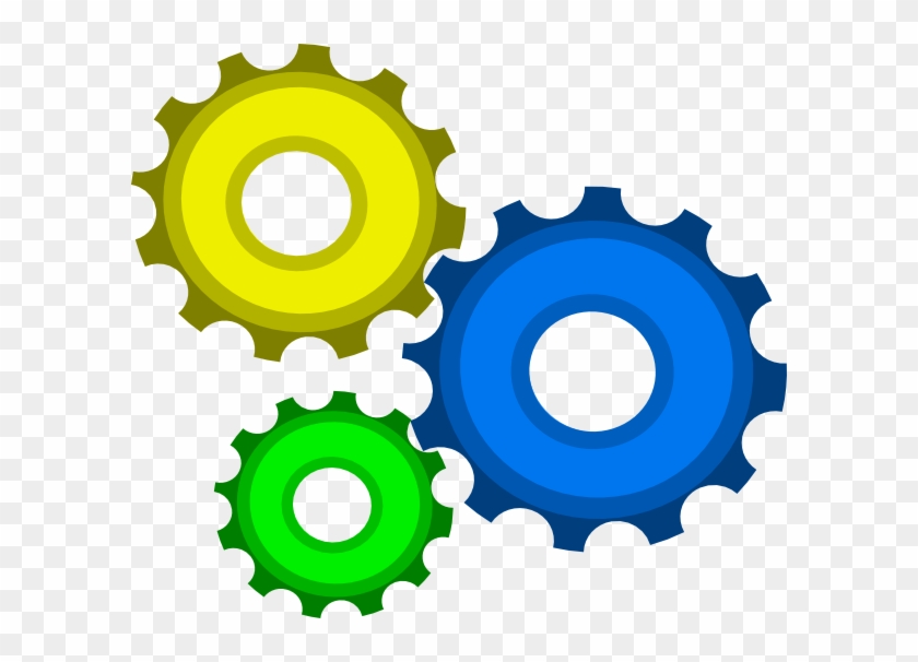 Gears Clipart - Three Gear - Png Download
