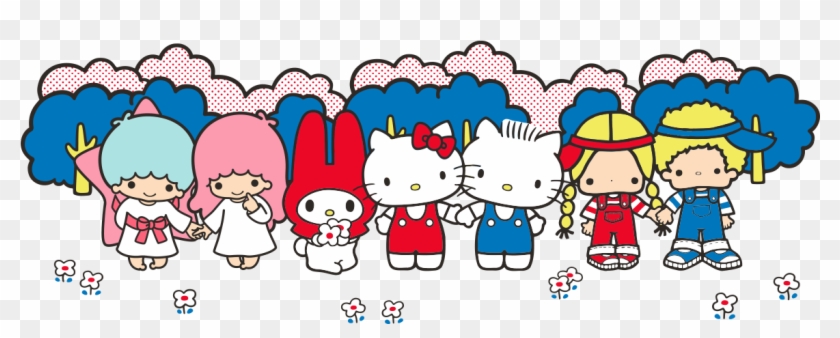Twins Clipart Group Baby - Hello Kitty And Friends Png Transparent Png