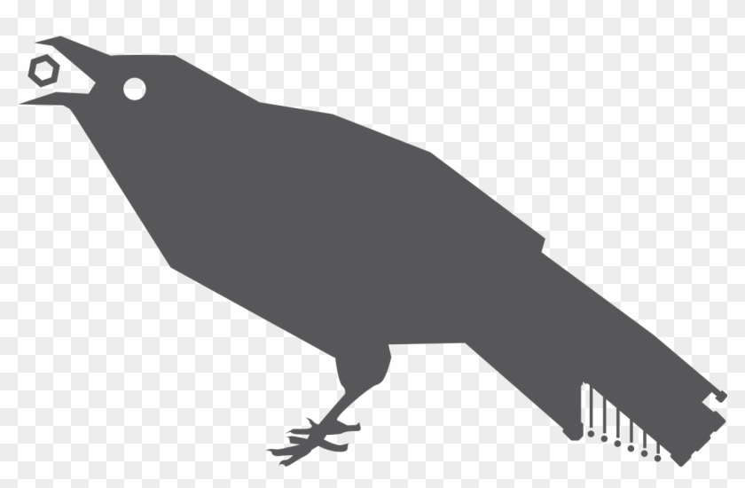 Crow , Png Download - Thirsty Crow Png Clipart #505435