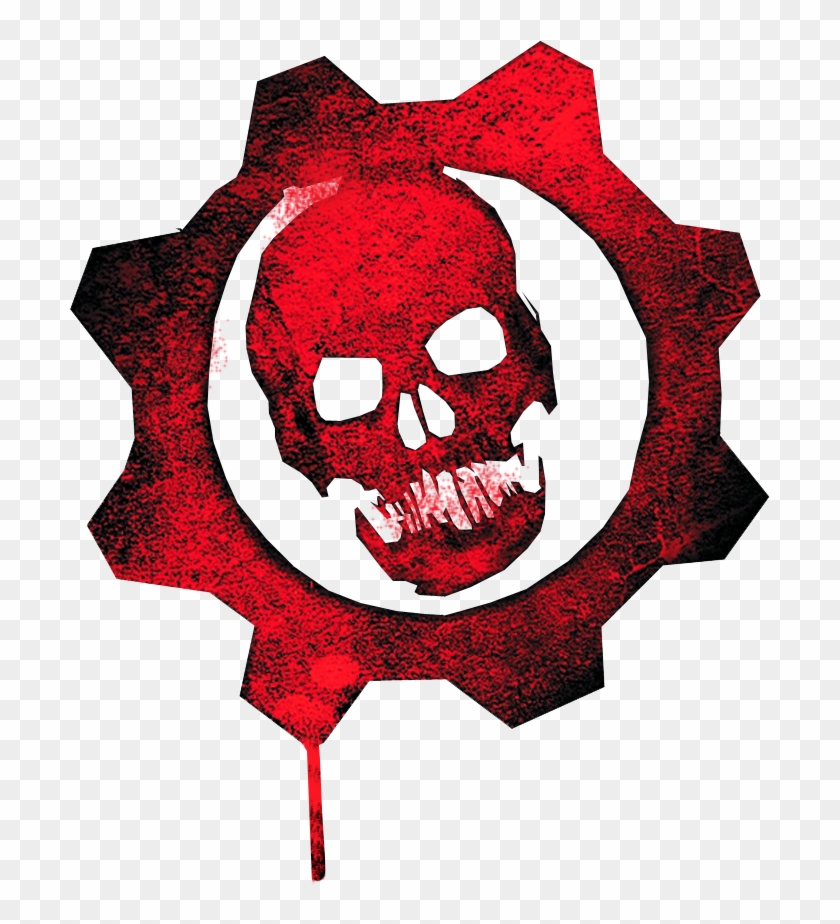 Gears Of War Clipart Black And White - Gears Of War Transparent - Png