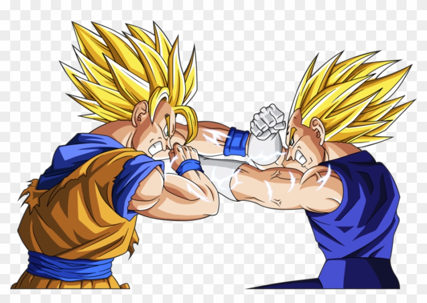 Quem Viveu Os Anos 90 E Descobriu Os Games De Luta, - Goku Y Vegeta Ssj2 Clipart #505595