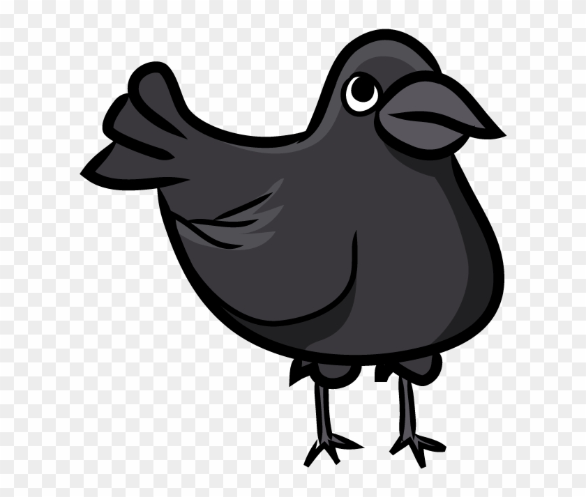 Crow - Crow Thinking Clipart Png Transparent Png