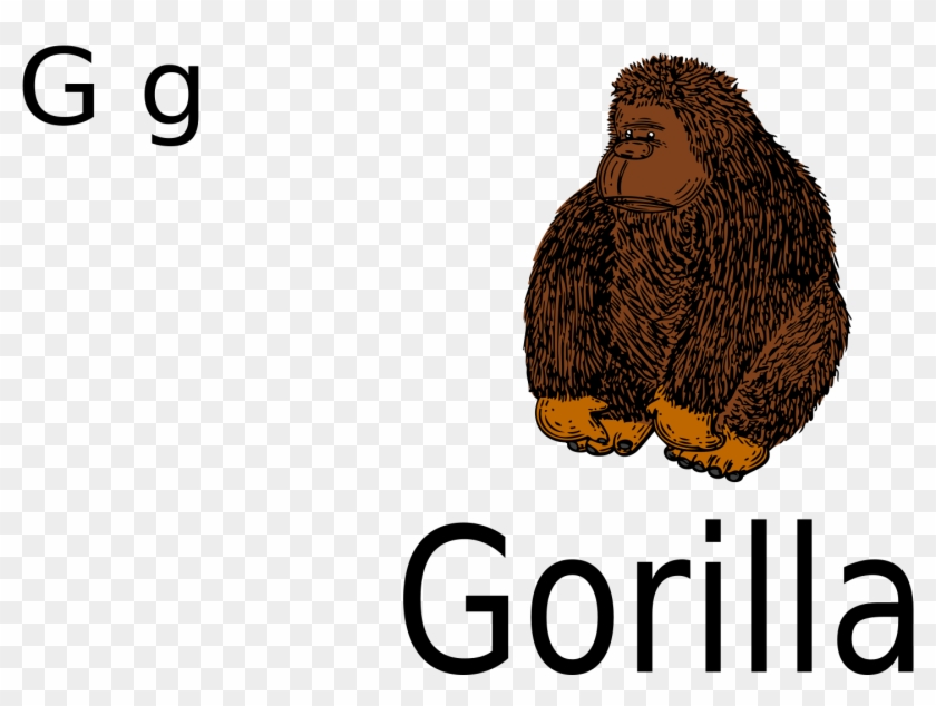 This Free Icons Png Design Of G For Gorilla Clipart #505785