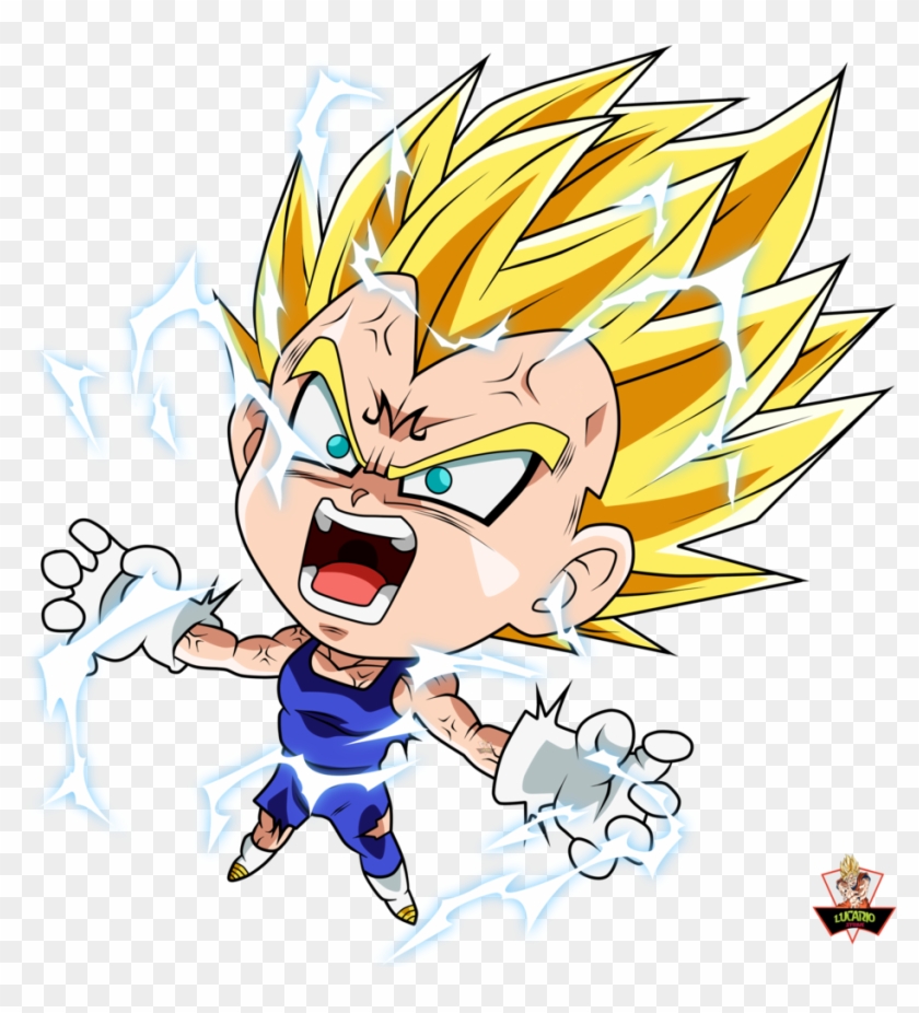 Clip Free Download Vegeta Majin Buu Goku Transprent - Dragon Ball Chibi Majin Vegeta - Png Download