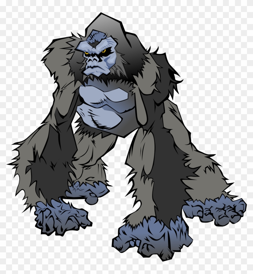 Gorilla Png - Animated Angry Gorilla Png Clipart