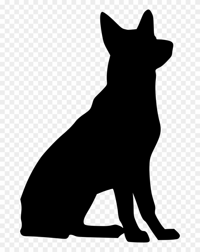 Dog Png Free Download - Silhouette German Shepherd Svg Clipart