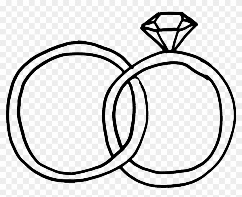 Wedding Ring Symbol Clip Art - Wedding Ring Doodle Png Transparent Png #506098