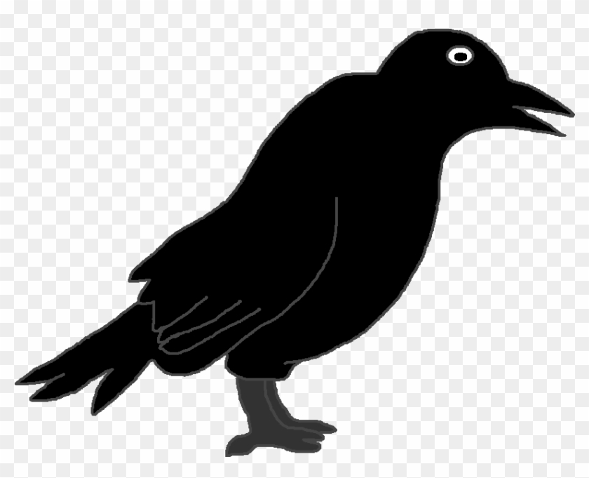Graphics By Ruth - Outline Picture Of Crow Clipart