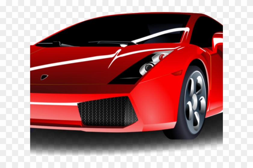 Lamborghini Aventador Clipart Fast Car - Red Lamborghini Gallardo Transparent Background - Png Download