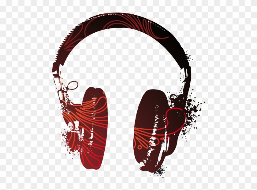 Free Vector Headphones Silhouette Clipart