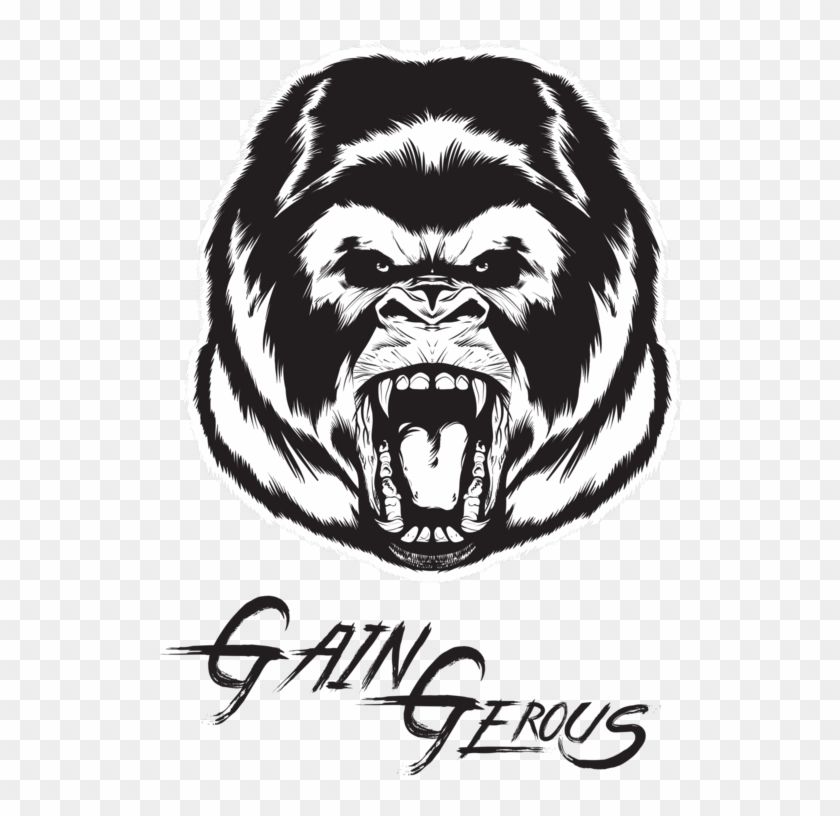 Drawn Gorilla Buff - Illustration Clipart