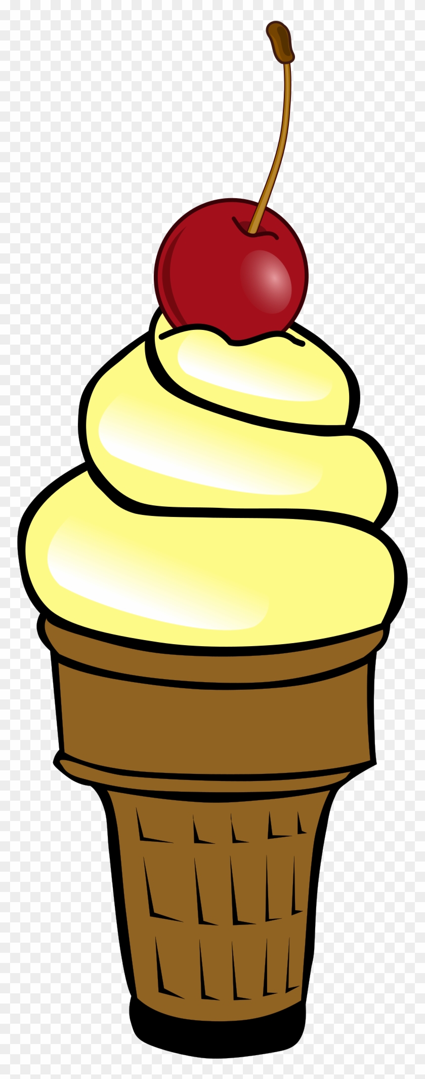 This Free Icons Png Design Of Soft Ice Cream With Cherry Clipart #506724