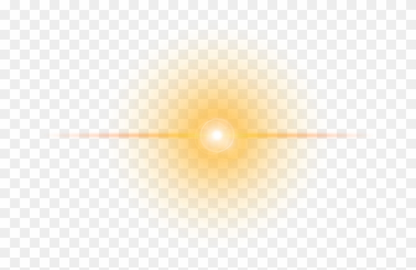 Light Lensflare Lens Flare Sun Sunlight Orange Yellow - Circle Clipart #506880